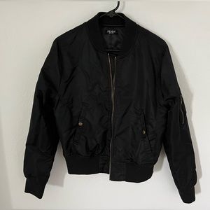 Women’s Bomber Jacket Black Size Large